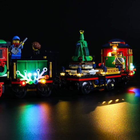 LIGHTAILING Light Set for Creator Expert Winter Holiday Train Building Blocks Model - Led Light Kit Compatible with