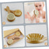 Set Totority Baby Hair Brush Woolen Brush for Toddlers Newborn Care Kit Easy to Use