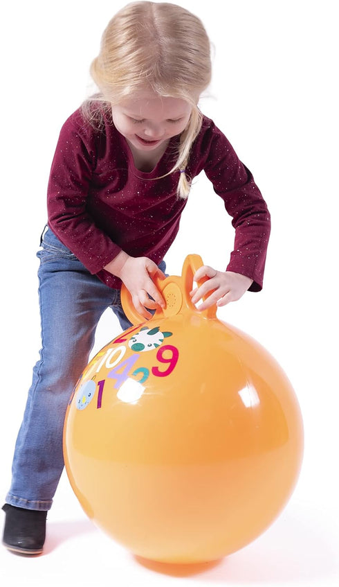 Hedstrom Sensory Learning Musical Hopper, 15-inch, Orange with Numbers