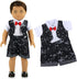 Barwa Boy Doll Clothes, 5 Sets, 2 Pairs Shoes, 1 Pair Glasses for 18 Inch Boy Dolls