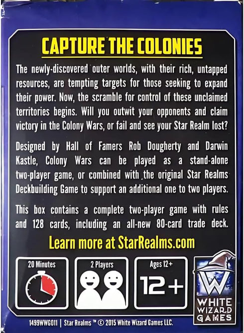 Wise Wizard Games Star Realms: Colony Wars Deckbuilding Card Game