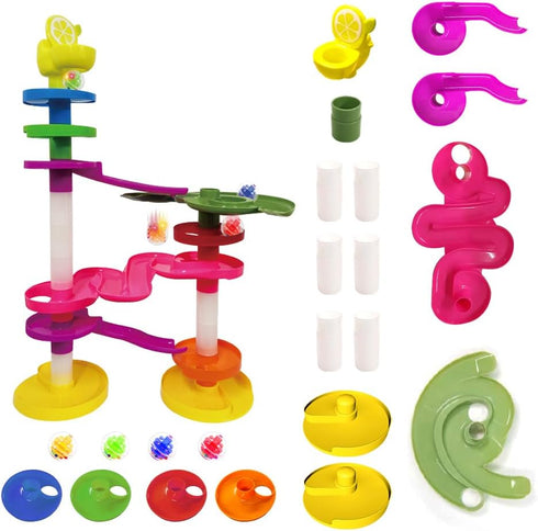 22 45 13 WEofferwhatYOUwant Potty Ball Drop Tower Toddler STEM Piece Toy with Lemon Toilet, Hour LED Motion Activated