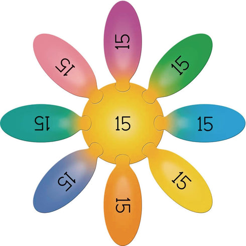 Daisy Number Sense Puzzles Set - Really Good Stuff, Numbers 11 to 20