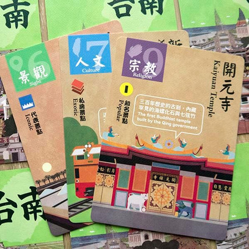 City Explorer: Tainan by Moaideas Game Design | A Board Game Exploring The Cultural Capital of Taiwan