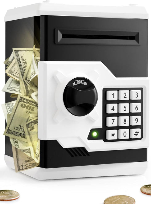 Playsheek Piggy Bank for Girls Boys Large Electronic Money Coin Banks with Password