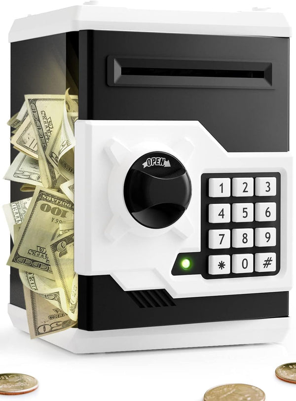 Playsheek Piggy Bank for Girls Boys Large Electronic Money Coin Banks with Password