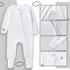 Generic Set 4-Piece Luxury Baby Gift Premium Bamboo Baby Essentials (Pajama, Blanket, Burp Cloth & Wooden Brush) Soft