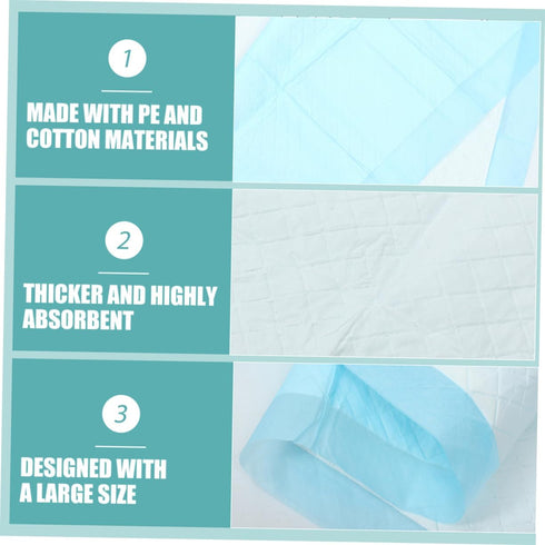 JOINPAYA 10pcs Super Absorbent Disposable Changing Pads for Thick Leak Changing Mat Newborn for Home and Travel