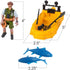 ArtCreativity Small Aquatic Play Set for Kids, Cool Playset with Action Figure, Floating Boat, and 2 Fish