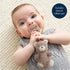 Set 0-6 Itzy Ritzy Pacifier & Lovey Natural Rubber Paci with Stuffed Animal Lovey Detachable Plush Bear Pacifier Holder