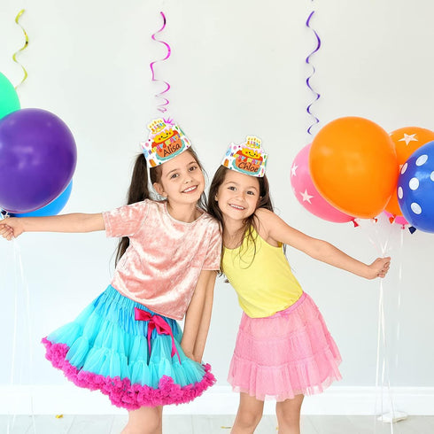 Ceiba Tree Happy Birthday Crowns - Birthday Hats for Kids, Teachers, Students, Classroom Party Favor, 30 Pcs