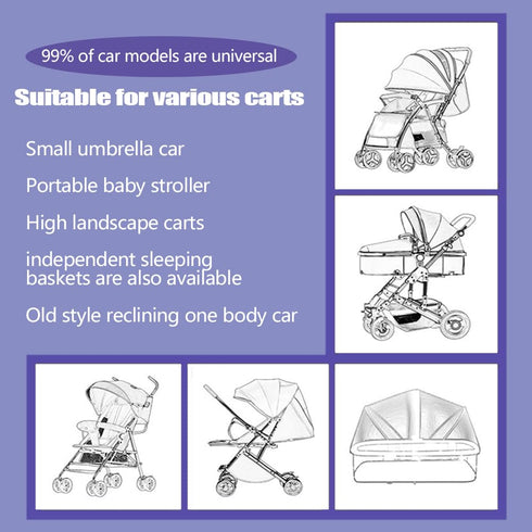 Nakazawa Ultimate Stroller - Protect Your Baby from Harmful UV Rays with Our Stroller Shade Extender and Cover