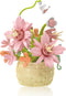 Vilbocr Mini Flowers Building Block Set,Flower blocks toys,Plants and Succulent Toys,Building block flowerpotBotanical