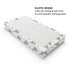 Cute Koala Bear Branch Leaf Changing Pad Cover, Unisex Diaper Change Table Sheets for Boy Girl, 32''x16''