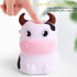AVEKI Night Light for Kids, Portable Tap Control Silicone Cow LED Lamp, 7 Colors Mode for Nursery Bedroom