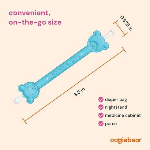 oogiebear: Baby Nose Cleaner & Ear Wax Removal Tool - Safe Booger & Earwax Removal for Newborns, Infants, Toddlers