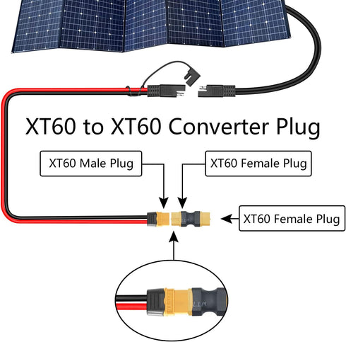 2Pair XT60 Connector Adapter - XT60 Male & Female No Wire Adapter for RC Lipo Battery, Drone, Toy Car