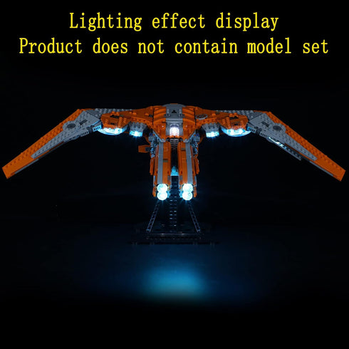 LED Light Kit for The Guardian's Ship - Compatible Lighting Set for 76193 Building Model