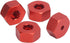 VGEBY 4pcs Wheel Hub Hex Adapter, 5mm to 12mm Hex Combiner RC Model Car Parts Fit for D12 1/10 RC Trucks(Red) Car Model Accessory 1/16 Rc Wheels and Tires 1/16 Parts