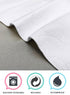 American Baby Company 2 Pack Waterproof Flat Reusable Bassinet Mattress Pad Protector, White, 15" x 33"