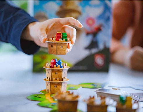 Wandering Towers Strategy Board Game About Trapping Wizards, Fun Family Games for 1-6 Players, Ages 10+, 30 Mins