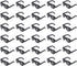 Gadpiparty 120 Pcs Mini Sunglasses for Dolls, Black Doll Costume Accessories for Dress Up and Crafts
