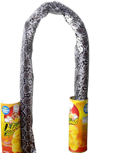 Blppldyci Potato Chip Snake Can Jump Spring Toy - Large Gag Prank Gift for April Fool Day Halloween Party