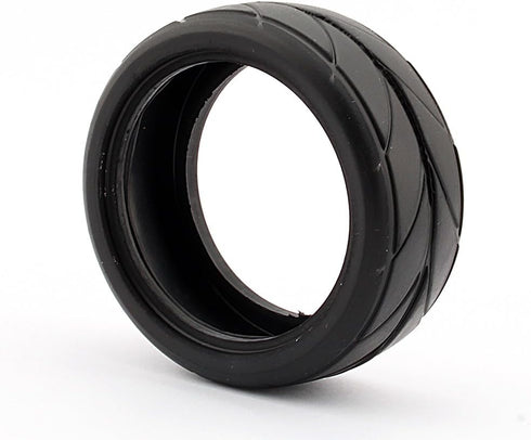 4PCS RC Racing Rubber Tires - Fit HSP HPI 9068-6081 1/10 Car On Road Wheel Rim