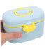 LIOOBO Portable Formula Dispenser with Fork Scoop Travel Friendly Milk Powder Container for Boy Girl Lightweight