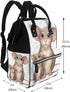 HCBPWVQA Backpack Daypacks Backpack Mommy Rats Diaper Bag with Changing Pad and Pacifier Holder, Multifunction Laptop
