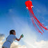 Hengda Kite Software Octopus Flyer Kite, Long Colorful Tail for Kids and Adults, Easy to Fly