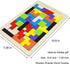 2 Pack Wooden Russian Blocks Puzzle + Hexagon Puzzles, Intelligence Brain Teasers Toy for Kids & Adults