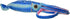 22" Wild Republic Wr Print Squid Plush, Stuffed Animal, Plush Toy, Gifts for Kids, Blue