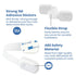 ZypplyPro (2-Pack) (8.5" 3" Set Baby Proofing Toilet Seat Locks - Ideal Baby Proof Toilet Lid Locks L x W) - Easy