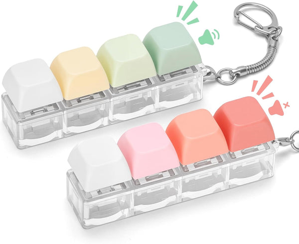 Keyboard Fidget Toy for Adults 2 PCS Slient & Clicky Fidget Keyboard