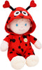 June Garden 12" Sweet Dolly Ladybug - Ultra Soft Stuffed Baby Doll for Birth and Up