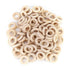 Generic 100Pcs Wooden Rings Set, 25mm Wooden Ring for Hanging Decorations Pendant Teethers