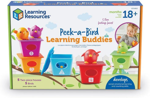 Learning Resources Peek-a-Bird Buddies, 15 Pieces Toddler Learning Activities, Educational Preschool Toys