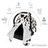 Yobvec Western Cow Print Baby Car Seat Canopy Cover Multi Use Nursing Cover for Mom Nursing Covers Newborn Cow Print