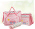 Set VICASKY Diaper Bag Large Tote Nursing Bag Changing Pad Bottle Holder Car Pattern