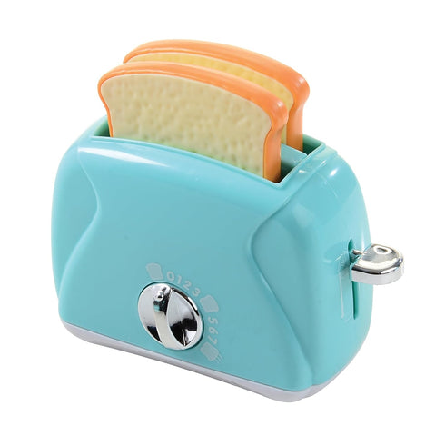 CP Toys Constructive Playthings Kids Play Toaster with Bread for Imaginative Play, Kitchen Appliances