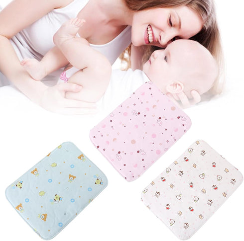 BOGEEL Baby Changing Pad Reusable Waterproof Stroller Diaper Folding Soft Mat Washable,EVA+Cotton Blend