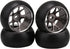 4PCS Titanium RC1:28 Aluminum Alloy Rim Mesh Pattern Wheel Drift Tyre Replacement for WL K969 K989 P929