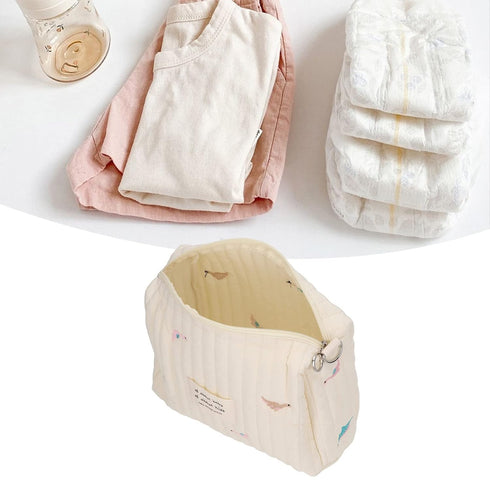 Diaper Bag Organizing Pouch, Diaper Bag Organizing Pouch Exquisite Embroidery Cotton Capacity Stroller Bagfor