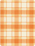 JUNZAN 52x28 Orange Scottish Plaid Baby Crib Sheets Cotton Fitted Crib Sheets for Boys Girls Standard Toldder Bed