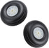 RC Airplane Rubber Tire and Wheel Sets, 2.25 Inch Plastic Hub Wheels for RC Model Aircraft (2PCS)