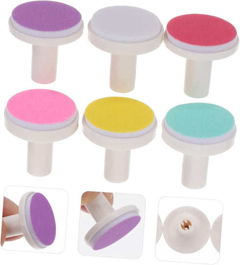 Ipetboom 24pcs Trimmer Electric Nail Grinding Heads Safe Nail File Pads Gentle for Newborns for Showers and Birthdays