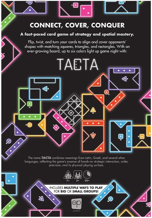 Counts, 2 7 TACTA Card Game, Where Every Card Fast-Paced Strategic Shape Matching Party Game, Analyze and Optimize