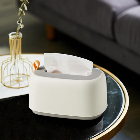 cepignoly 20.2*10.5*13.2cm/7.95*4.13*5.20inch AKOYA Wicker Collection Wet Wipes Dispenser Holder - Wall-Mounted Wet
