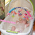 BATOHO 0-3 0-6 Crib Mobile for Girls, Baby Arch Mobile for Bassinet with Universal Clamps, Versatile Toy Bar